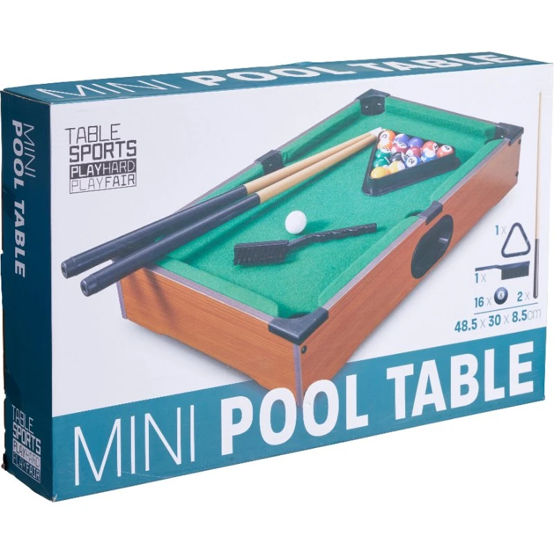 Mini-Billardtisch Set 48,5x30cm SG9000020  color Svart