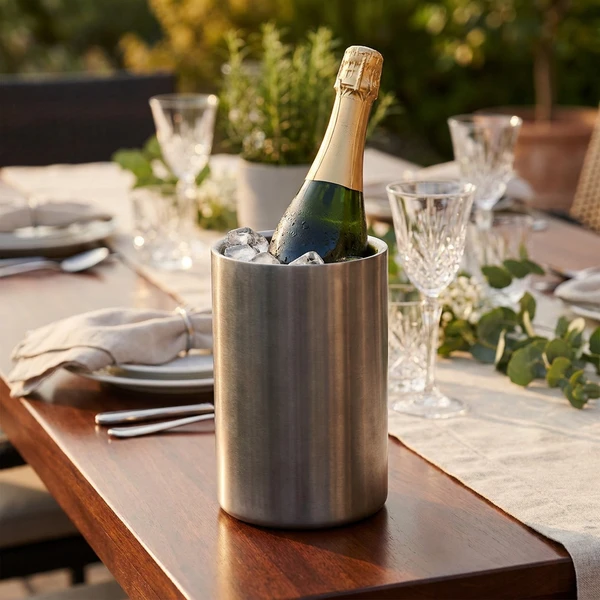 Champagnerkühler Stonewashed Ø12cm A12442420  color Svart