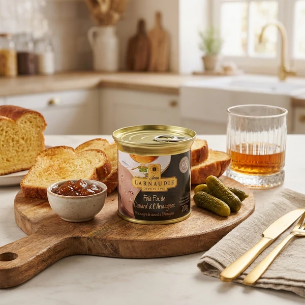 Foie Fin de Canard mit Armagnac 200g 16181DD by Deli Drengene color Svart