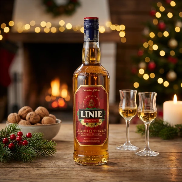 Linie Weihnachts-Aquavit 2026 FL 70 1041894  color Svart