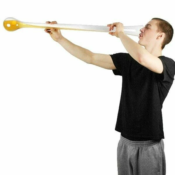 Yard of Ale Glas mit Deckel – Kunststoff 10243BM by Drink color Helder