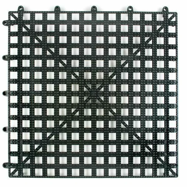 Gläsermatte – Schwarz 34x34 cm BTBL3915B by Beaumont color Svart