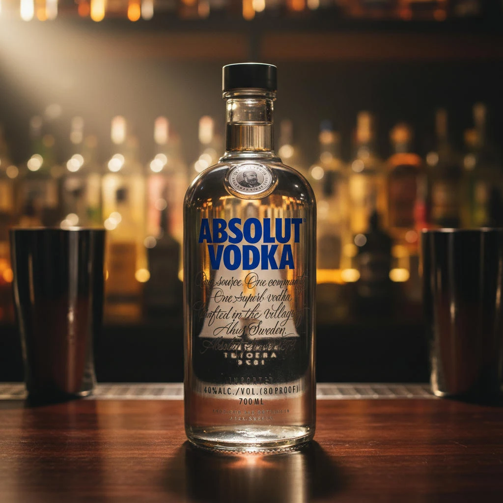Absolut Vodka 100 cl 52087 by ABSOLUT color Svart