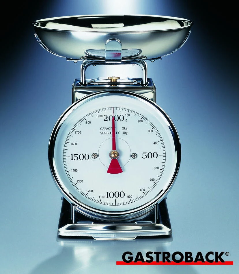 Gastroback Küchenwaage aus Edelstahl 2 kg 30102GB by Gastroback color Silver