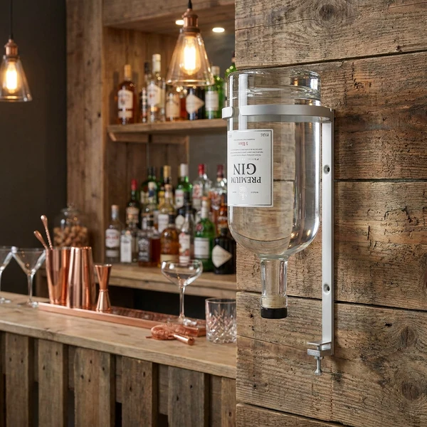 Runder Wandflaschenhalter 3 Liter BTBL3205 by Beaumont color Svart