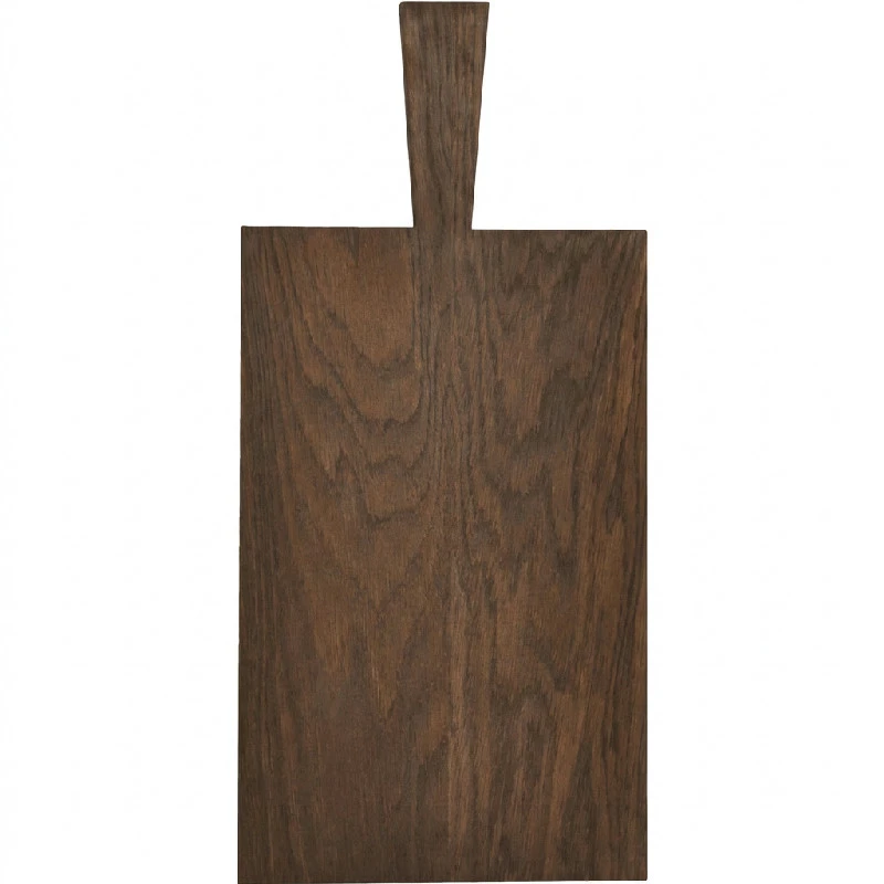 Servierbrett aus geräucherter, geölter Eiche 33,5 x 21,3 x 2 cm 51455022  color Svart