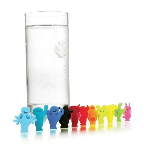 Glasmarkierer – Party People 1886060 by Vacu Vin color Svart
