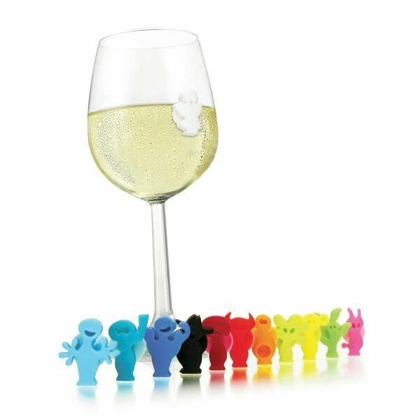 Glasmarkierer – Party People 1886060 by Vacu Vin color Svart
