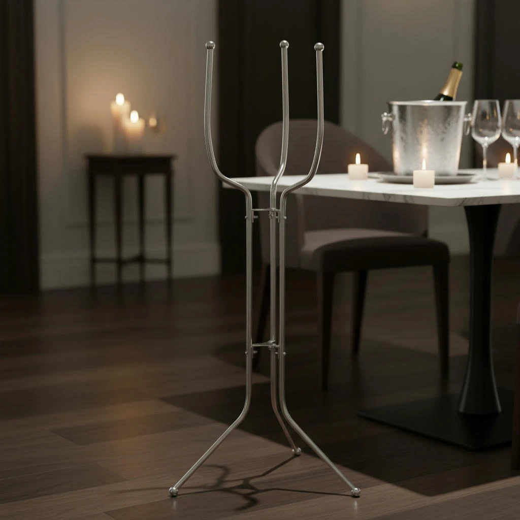 Weinkühlerständer - Edelstahl BTBL3500 by Beaumont color Silver