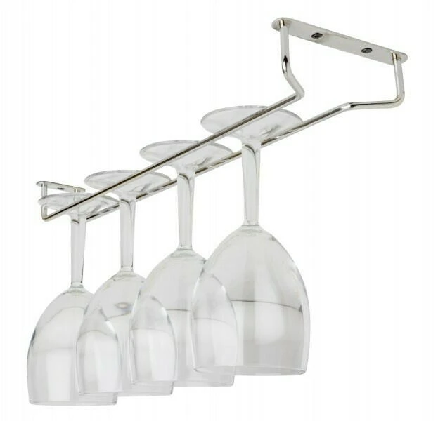 Glashalter - Gläserschiene 41 cm Chrom BTBL3692CHR by Beaumont color Svart