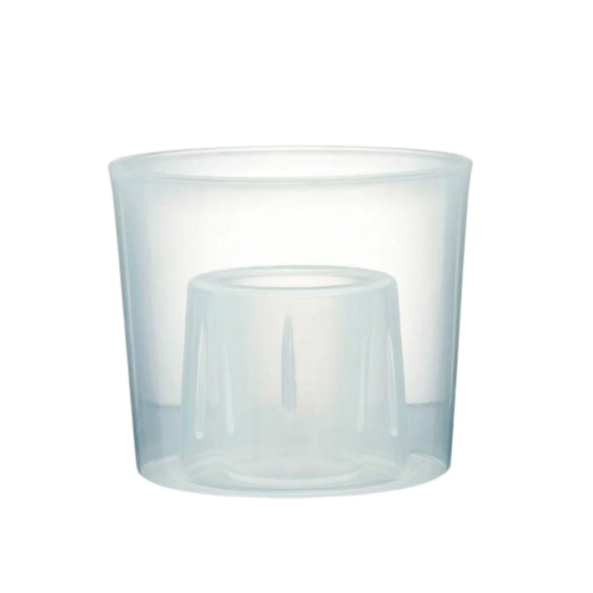 Glass4ever Bomb Shot Glas Weiß Frosted 125 ml 100302 by GLASS4EVER color Helder