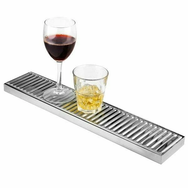 Lange Tropfschale – Edelstahl 9810 by Drink color Svart