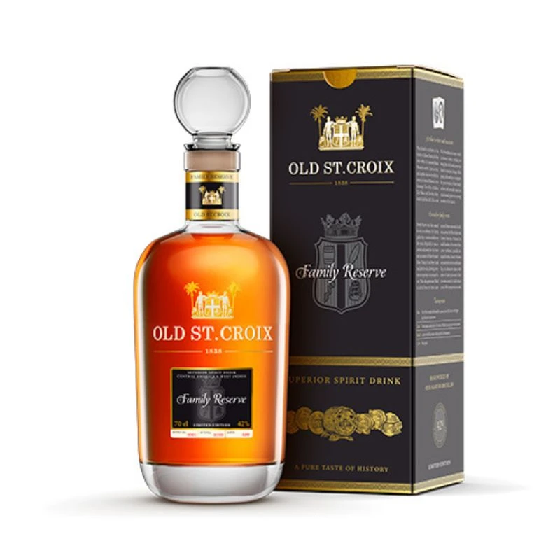 Old St. Croix Family Reserve 1838 Rum 70 cl 54055 by Old St. Croix color Svart