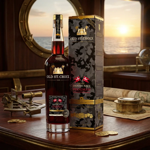 Old St. Croix Royal Danish Navy Frogman Edition Rum 70 cl 54166 by Old St. Croix color Svart