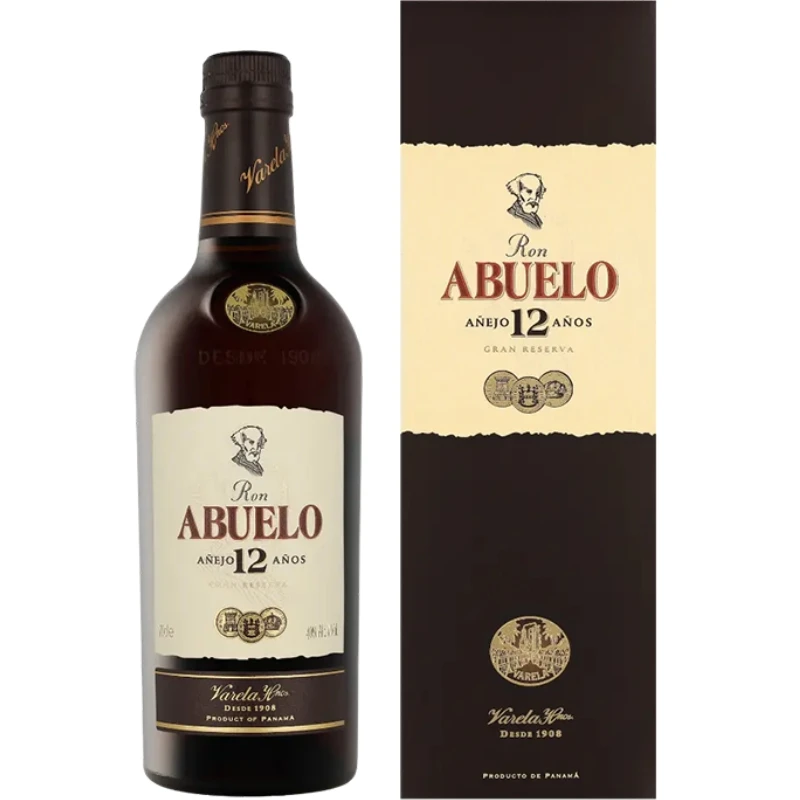 Abuelo Anejo Gran Reserva 12 YO FL 70 54060 by ABUELO color Svart