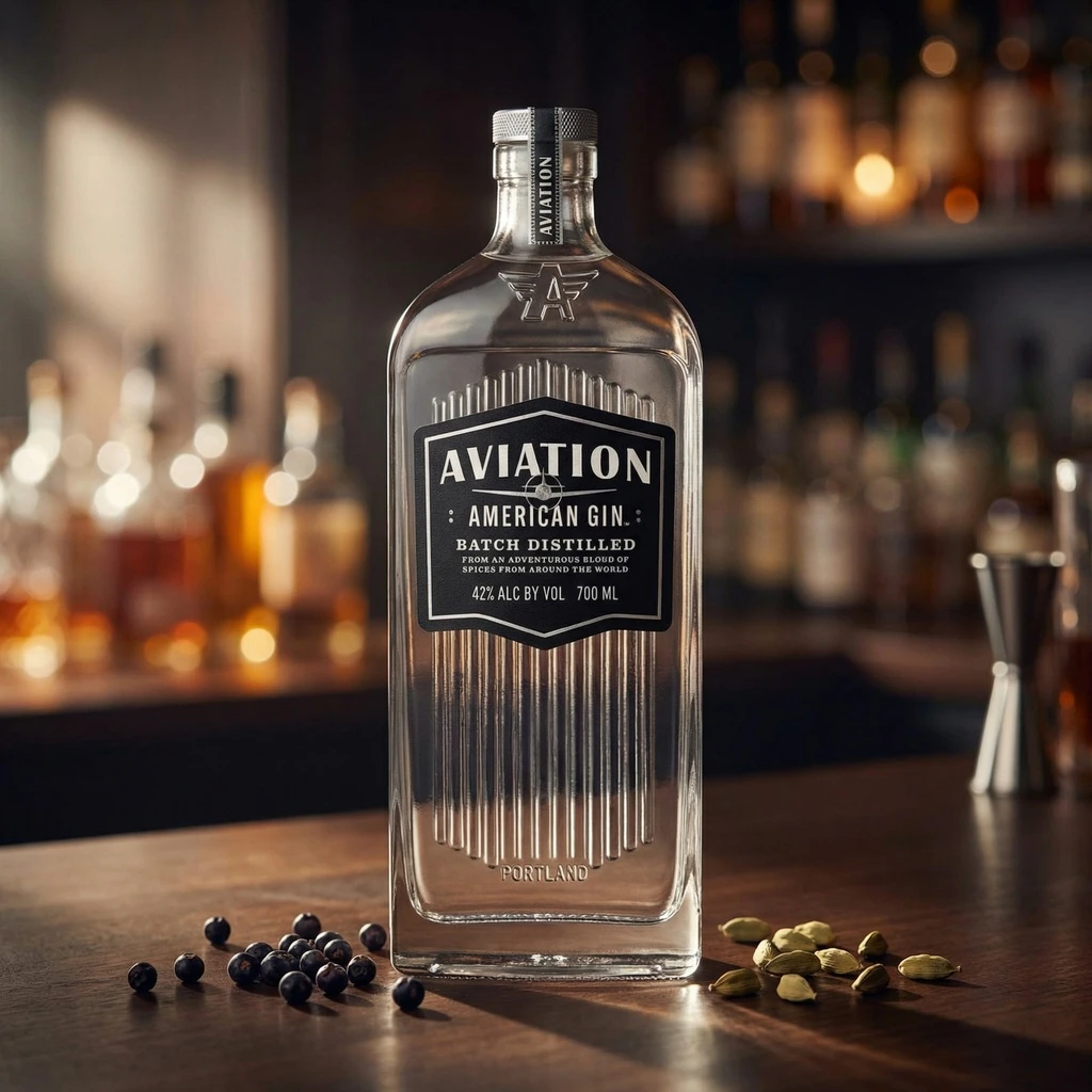 Aviation Batch Distilled American Gin 70 cl 51147 by AVIATION color Svart