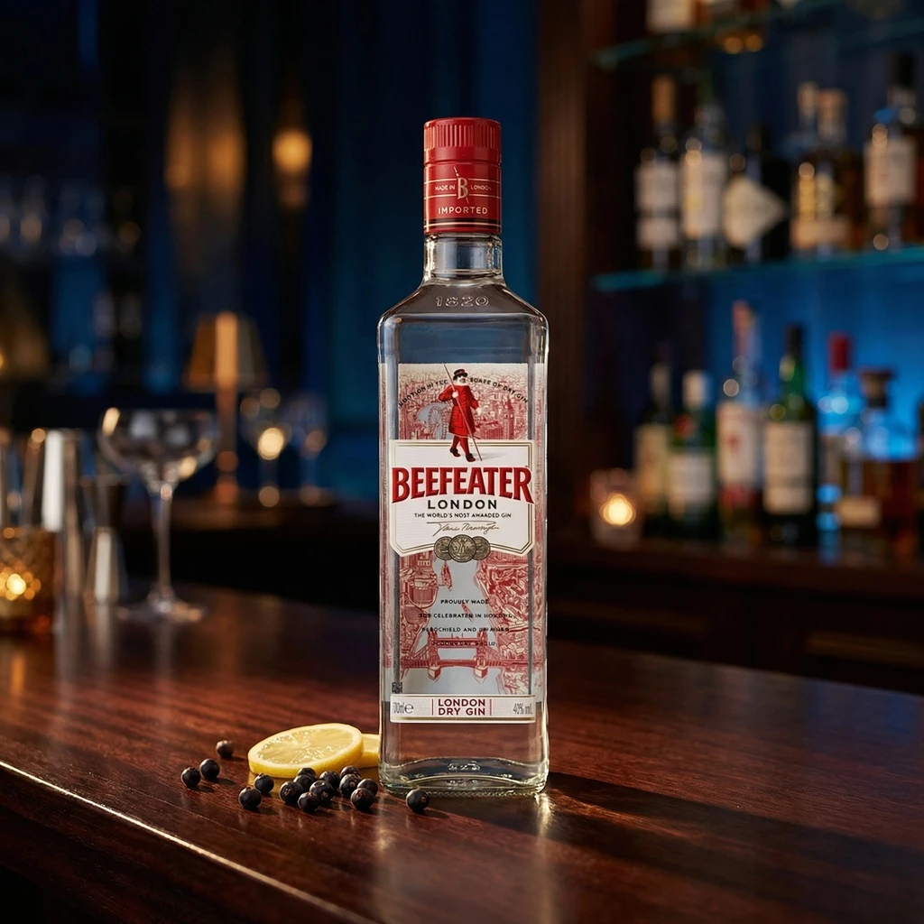 Beefeater London Dry Gin 70 cl 51048 by BEEFEATER color Svart
