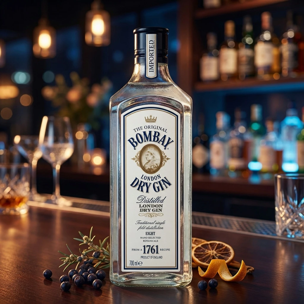 Bombay Original Dry Gin 70 cl 51045 by BOMBAY color Svart