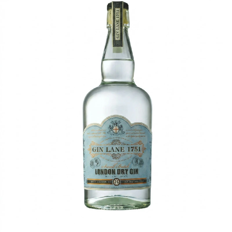 Gin Lane 1751 London Dry Gin FL 70 51133 by GINLANE color Svart
