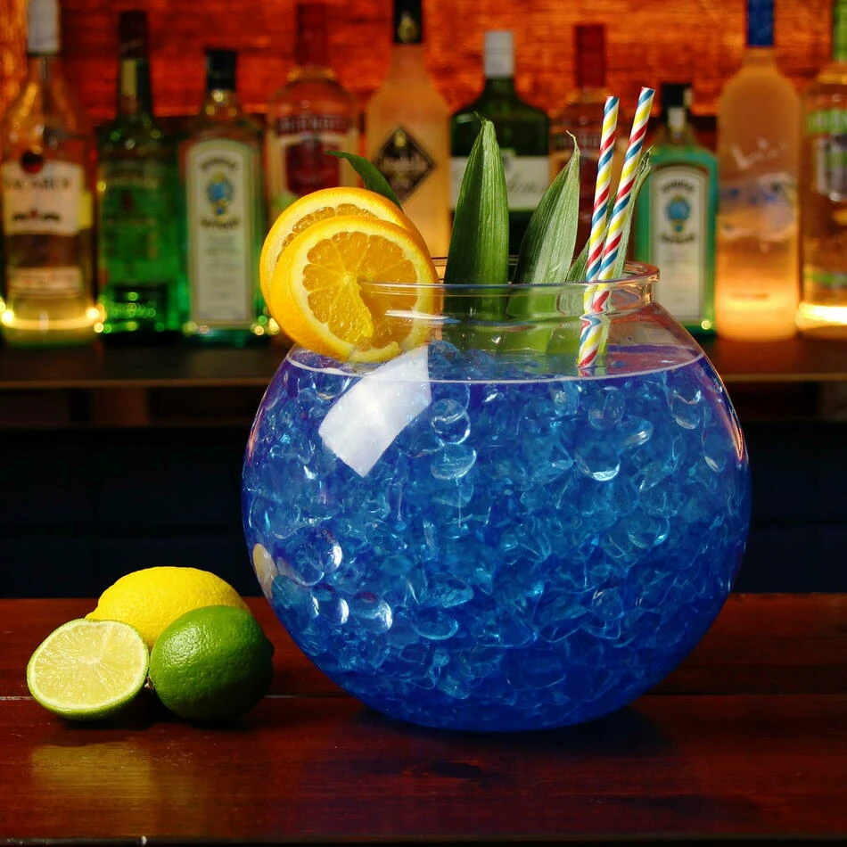 XL Plastik Cocktail Fish Bowl 5ltr 17380-347651 by Drink color Helder