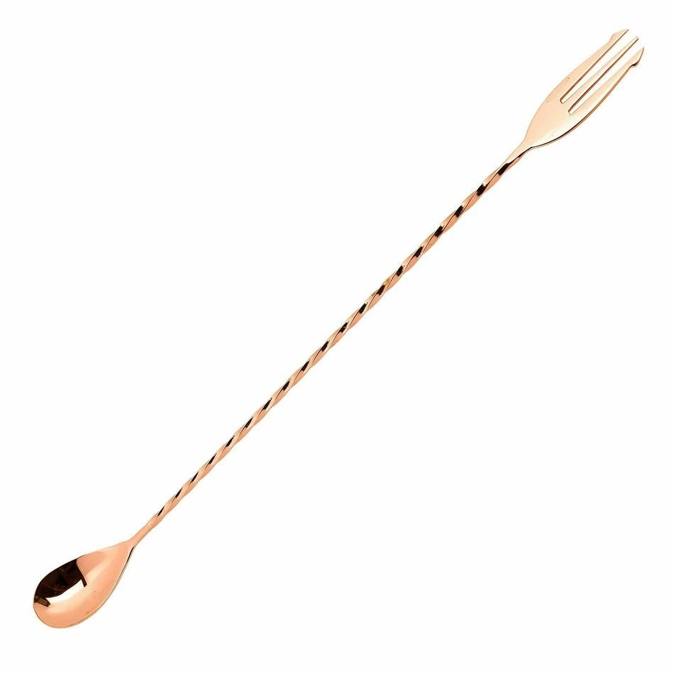 Mezclar Barlöffel mit Gabel Kupfer 32 cm BTBL3679 by Beaumont color Koppar