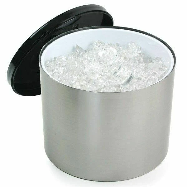 6 Liter Eiseimer in gebürsteter Aluminium-Optik 12108-25278 by Drink color Silver