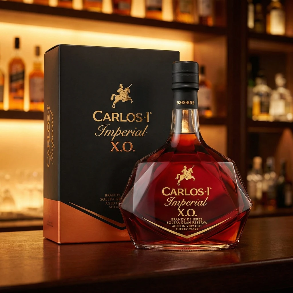 Carlos I Imperial XO Brandy 70 cl 50019 by CARLOSI color Svart