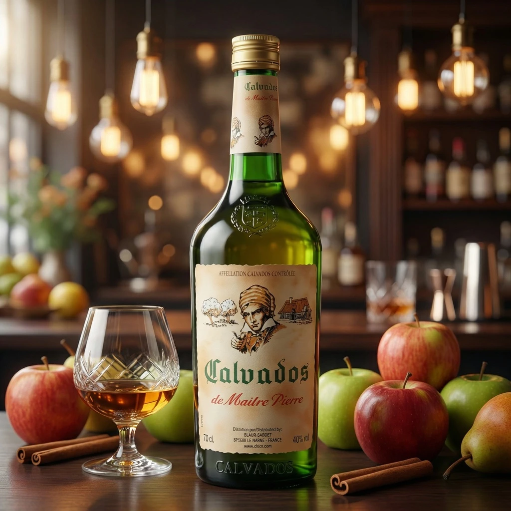 Calvados de Maitre Pierre 70 cl 50017 by MAITREPIER color Svart