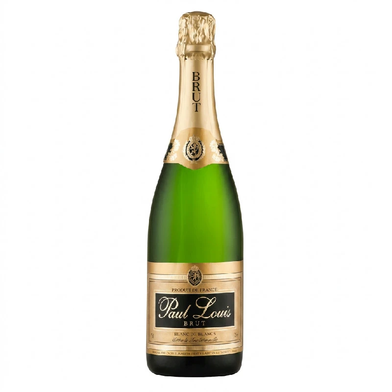 Paul Louis Blanc de Blancs Brut FL 75 30170 by PAULLOUIS color Svart