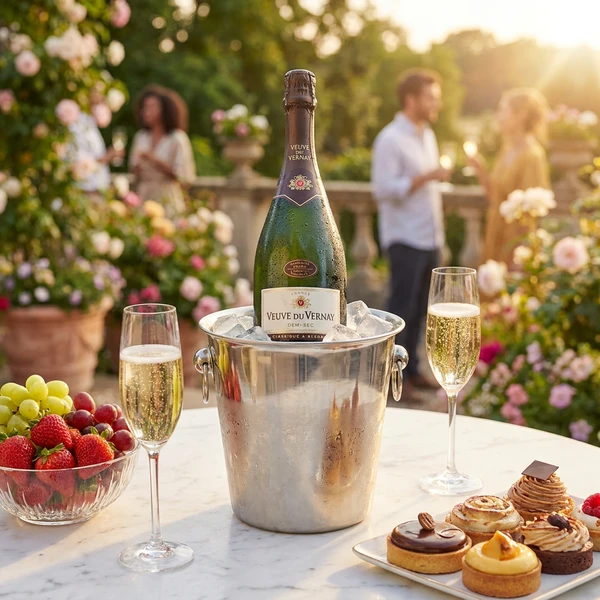 Veuve du Vernay halbtrocken FL 75 30220 by VEUVEDUVER color Svart