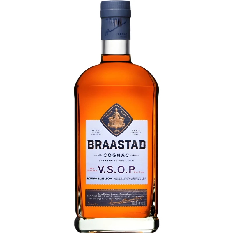 Braastad VSOP Cognac 70 cl 50040 by BRAASTAD color Svart
