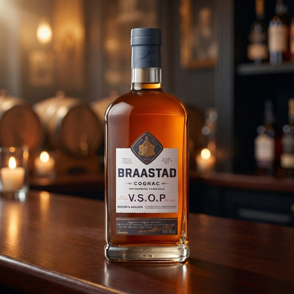 Braastad VSOP Cognac 70 cl 50040 by BRAASTAD color Svart