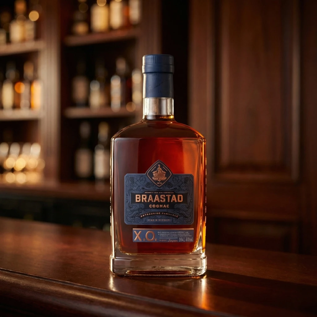 Braastad XO Cognac 70 cl 50041 by BRAASTAD color Svart