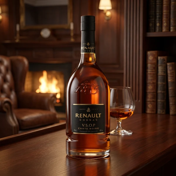 Renault Carte Noire VSOP Cognac FL 70 50013 by RENAULT color Svart
