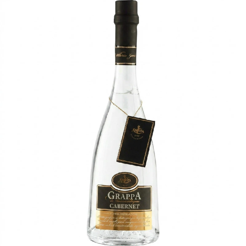 Grappa Zanin di Cabernet FL 70 50094 by ZANIN color Svart