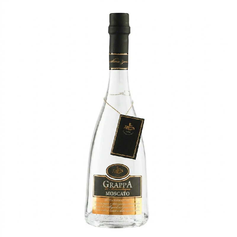 Grappa Zanin di Moscato FL 70 50092 by ZANIN color Svart