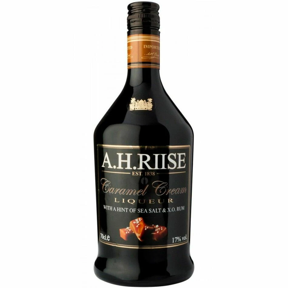 Old St. Croix Caramel Cream Liqueur FL 70 63262 by A.H. Riise color Svart
