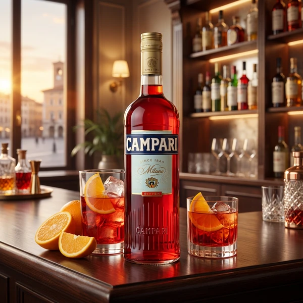 Campari Bitter FL 70 1007553 by CAMPARI color Svart