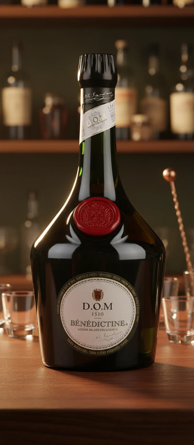 Dom Bénédictine Liqueur FL 70 63060 by BENEDICTIN color Svart
