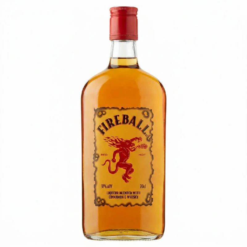 Fireball Zimt Whisky Likör FL 70 63088 by FIREBALL color Svart