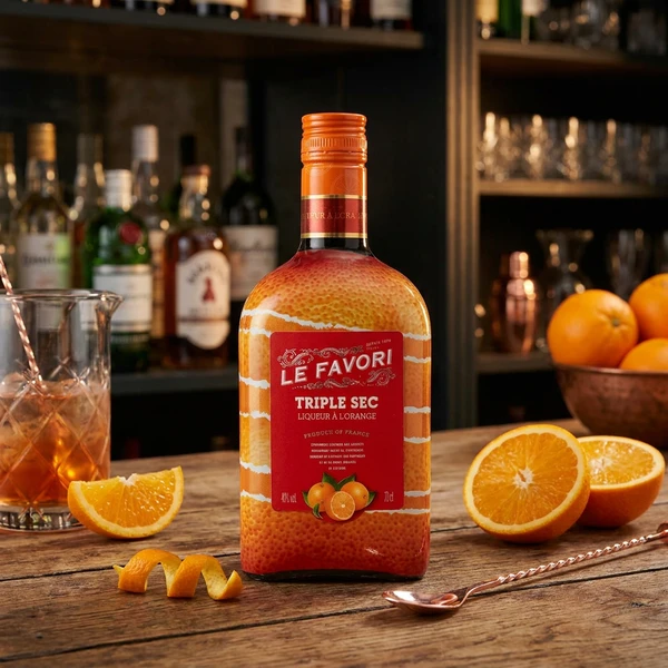Le Favori Triple Sec Liqueur 70 cl 63239 by LEFAVORI color Svart
