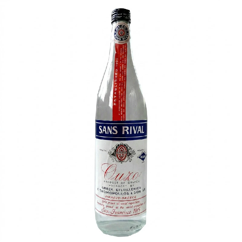 Ouzo "Sans Rival" FL 70 63187 by SANRIVAL color Svart