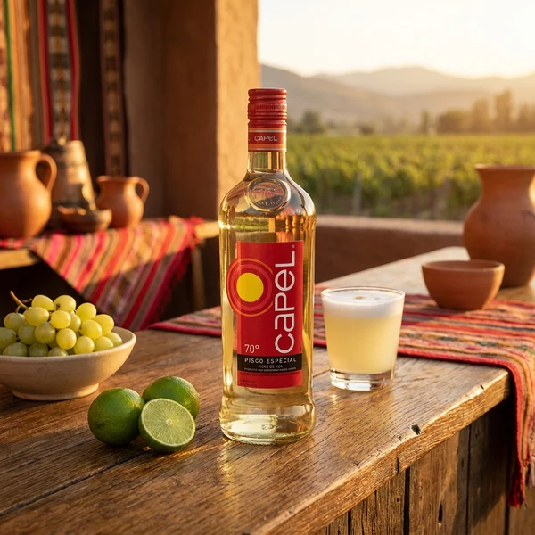 Pisco Capel 70 cl 63165 by CAPEL color Svart