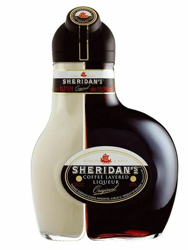 Sheridans Double Coffee Liqueur* FL 100 63112 by SHERIDANS color Svart