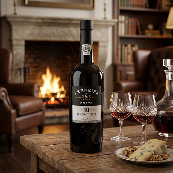 Ferreira 10 YO Tawny Port FL 75 40042 by FERREIRA color Svart