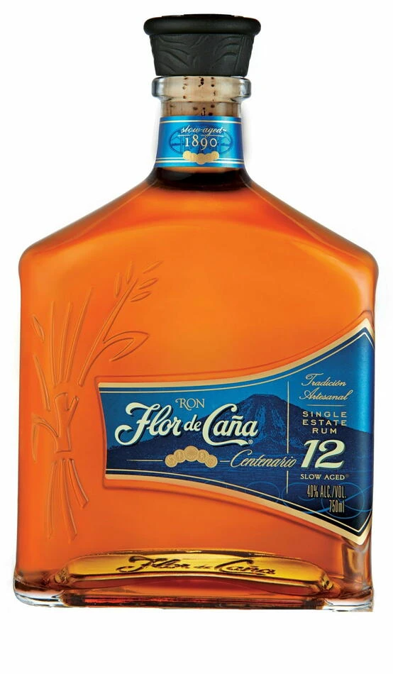 Flor de Cana Centenario 12 FL 70 54217 by FLORDECANA color Svart
