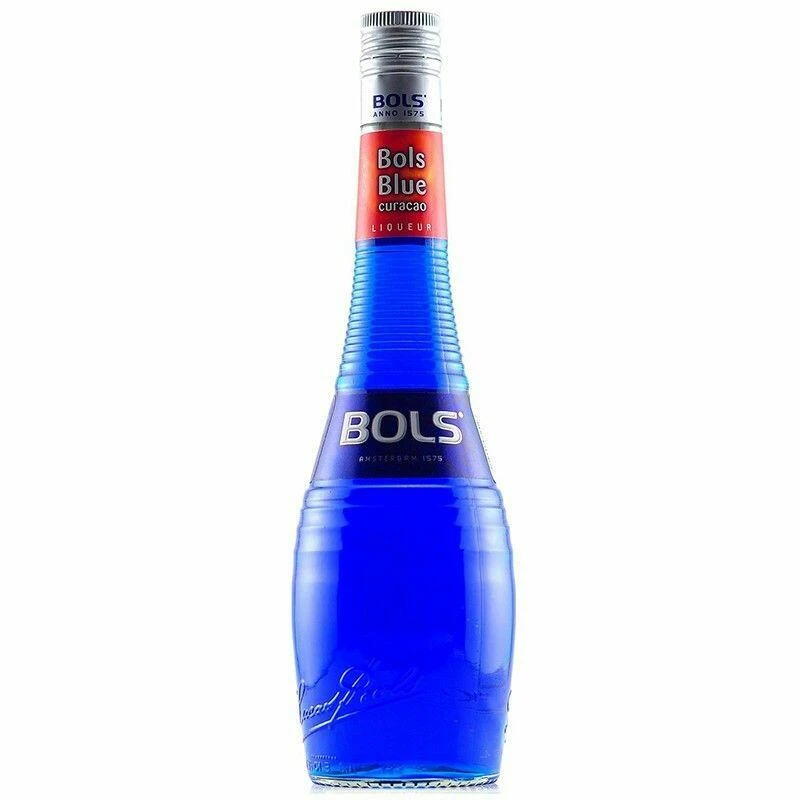 Bols Liqueur Blue Curacao FL 50 63136 by BOLS color Svart
