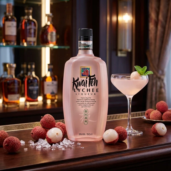 De Kuyper Kwai Feh Lychee Likör 70 cl 63209 by DEKUYPER color Svart