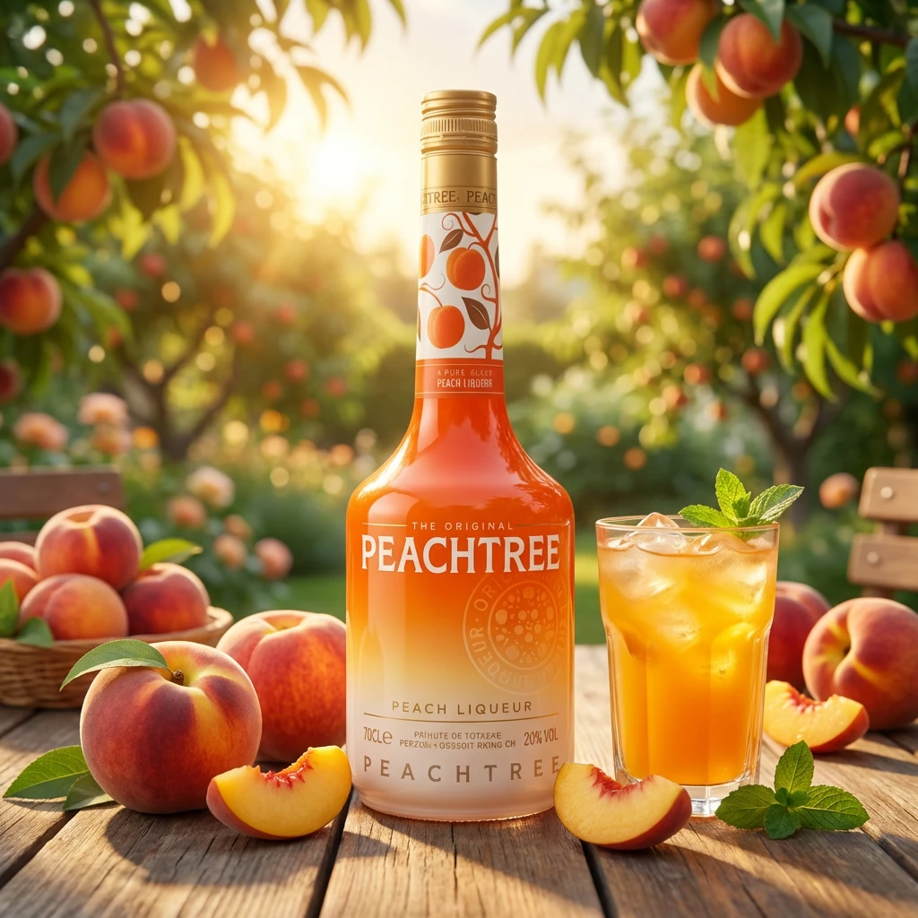 De Kuyper Liqueur Peachtree Pfirsichlikör 70 cl 63205 by DEKUYPER color Svart