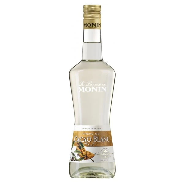 Monin Likör Cacao Weiß FL 70 63023 by MONIN color Svart